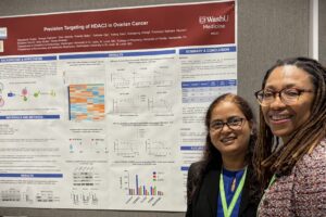 Dr. Gupta presents her accepted abstract at AACR2025